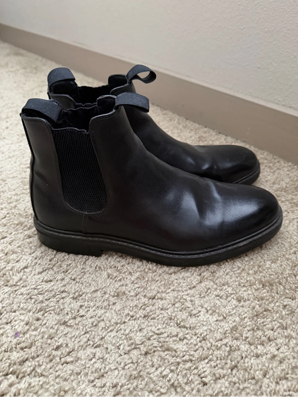 Men's H&M Black Chelsea Boots - Classic Slip-On Ankle Boots